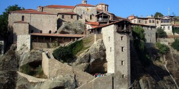 Die Klöster von Meteora in Griechenland